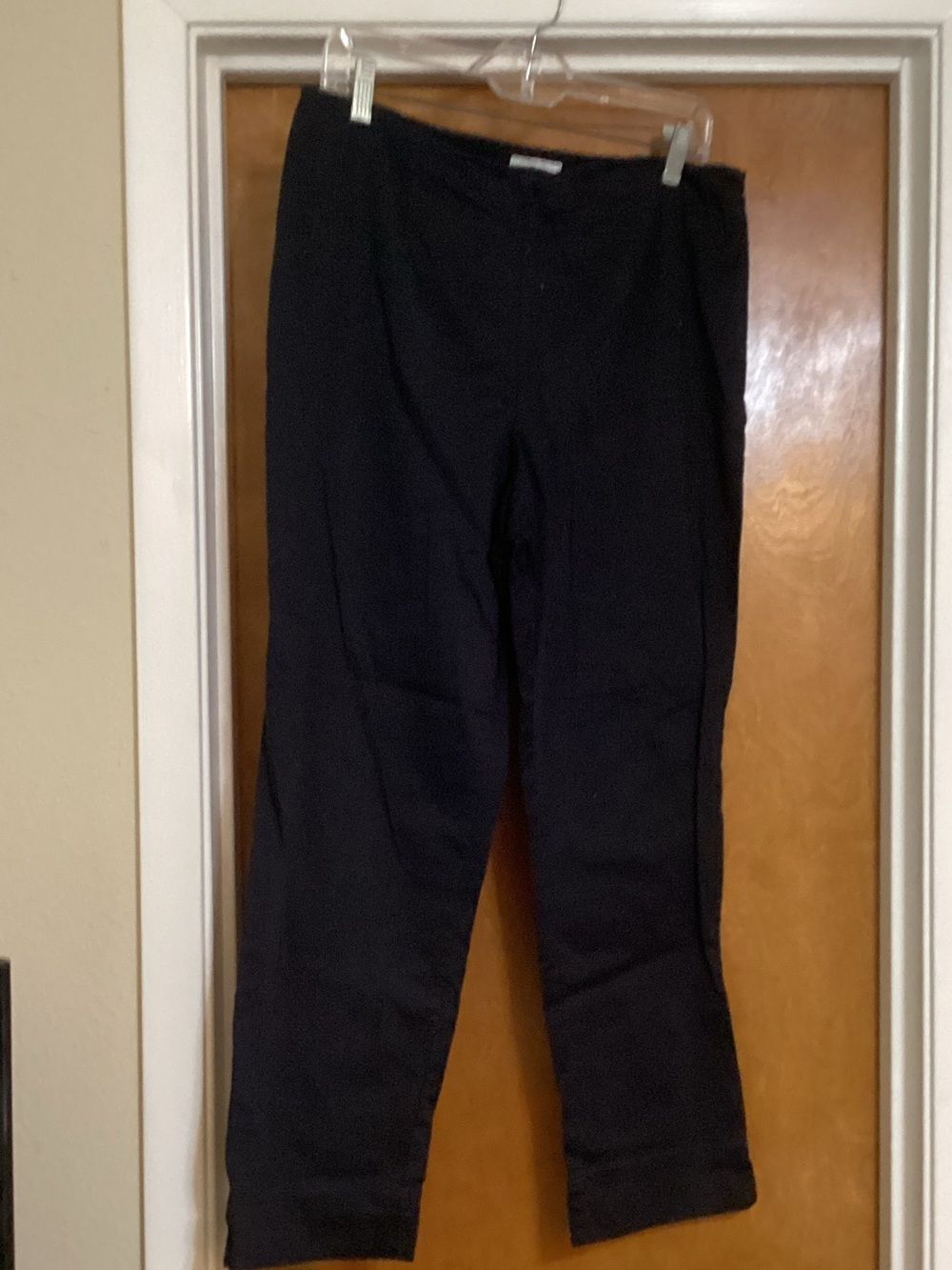 Charter Club Women’s Classic Fit Dress Pants Black Straight-Leg Size 12